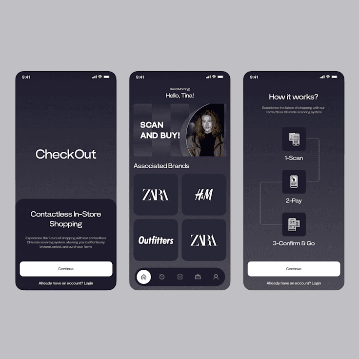 Image of CheckOut App - Shop Contact-Less In Store