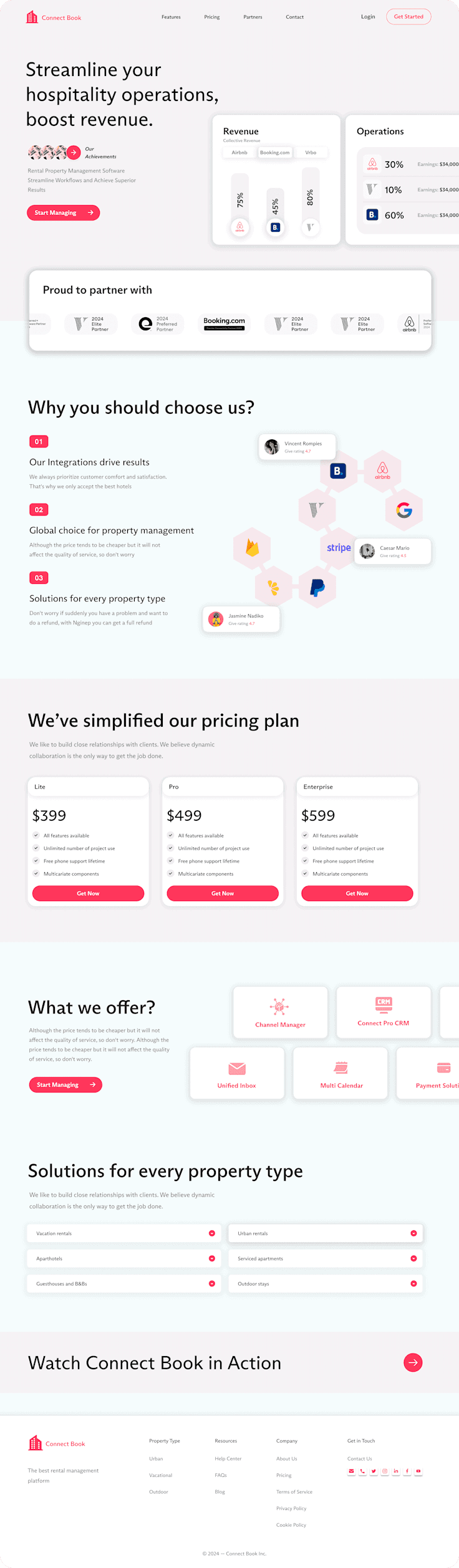 Image of ConnectBook Website - Properties Management Platform