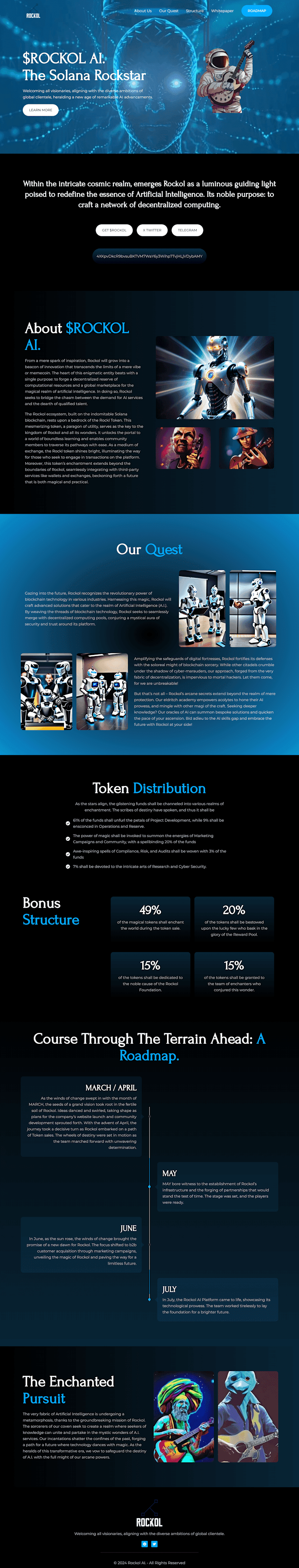 Image of Crypto Landing Page - Website Platform