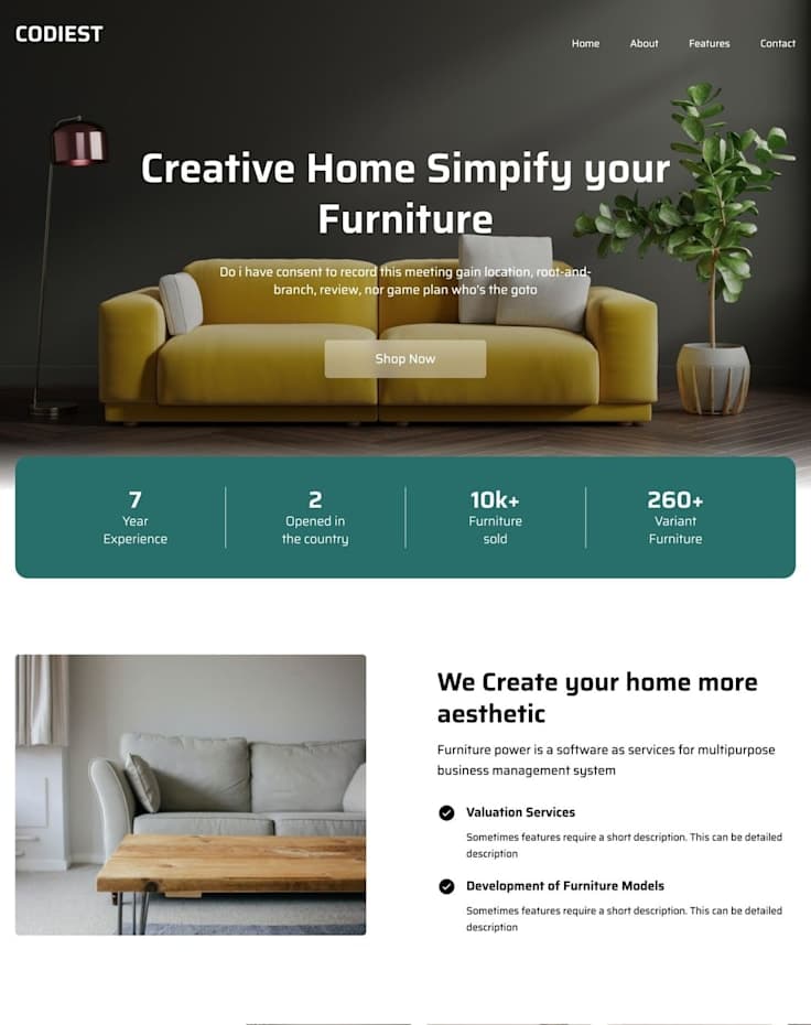 Image of Furniture Store - Website