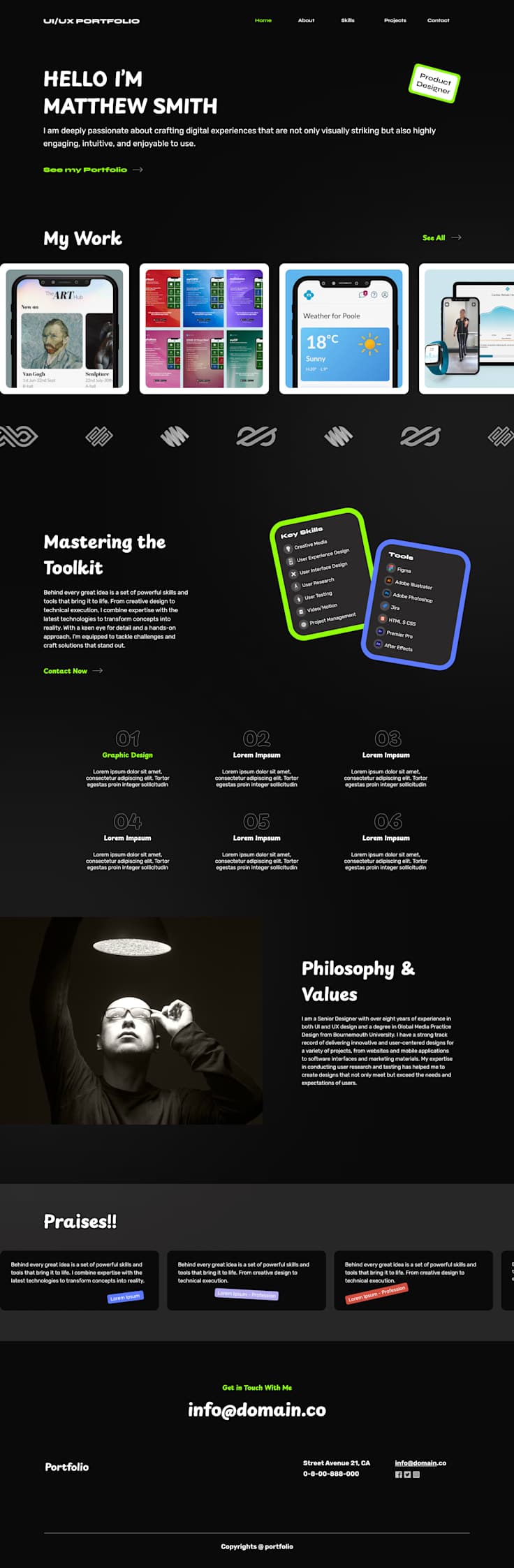 Image of Personal Portfolio - Website