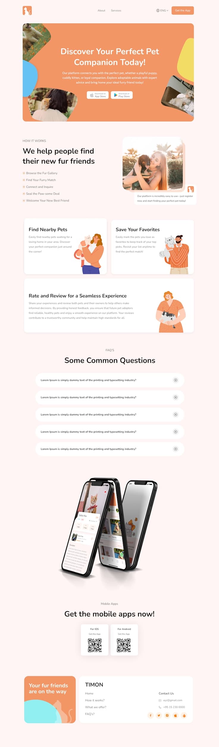 Image of Timon Pets Adoption - App/Web