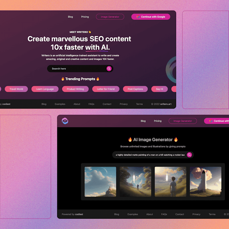 Image of Writero - AI Platform for Writers